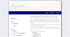 Desktop Screenshot of harvardtitleagency.com
